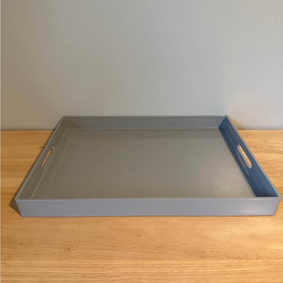 Gray Rectangular Serving Tray - Picture 2 of 4